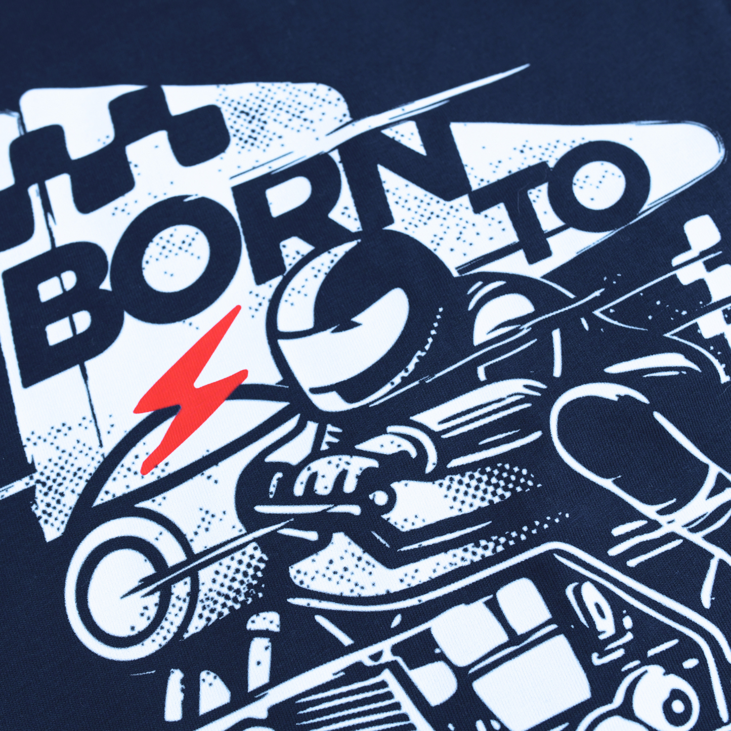 Born To Ride navy